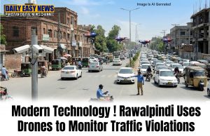 Rawalpindi has begun using drones and a citywide camera network to monitor traffic vio_lations .