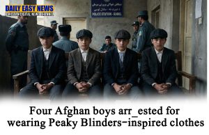 Four Afghan boys arr_ested for wearing Peaky Blinders-inspired clothes