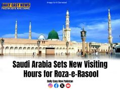 Saudi authorities have announced revised timings and procedures for visiting the sacred Roza-e-Rasool in Al Masjid-e-Nabawi.