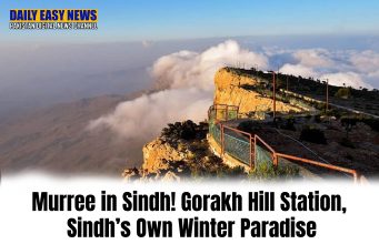Gorakh Hill Station, often called the “Murree of Sindh”, is the coldest spot in the province, offering breathtaking views of the surrounding landscape.
