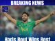Pakistan’s fast-bowling star Haris Rauf