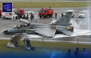 A HAL Tejas fighter jet crashed during landing after a training sortie at an Indian Air Force base in February 2026.